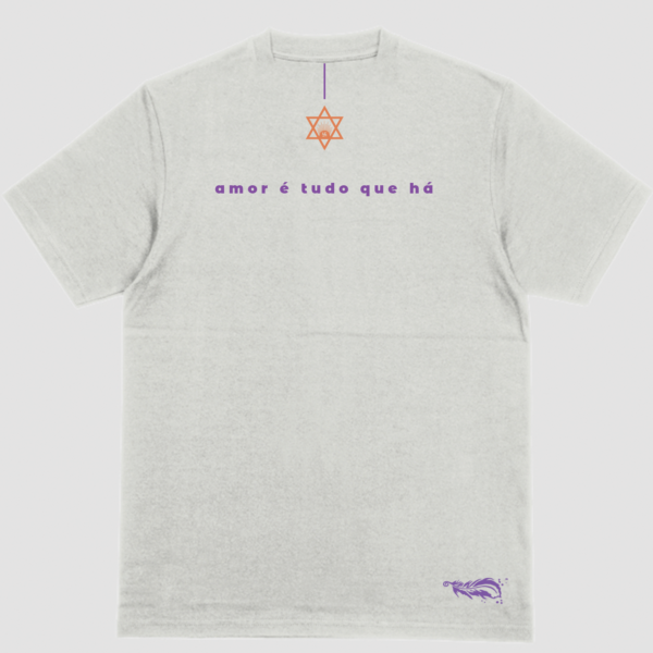 Camiseta Baba Nam Kevalam - Trás Camiseta Baba Nam Kevalam - Trás